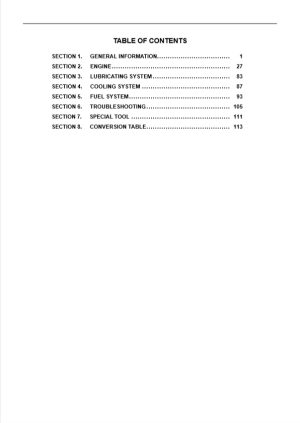 Isuzu 3LA1 Diesel Engine Manual - Image 3