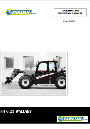 Faresin FH625 Operators and Maintenance Manual - Image 4