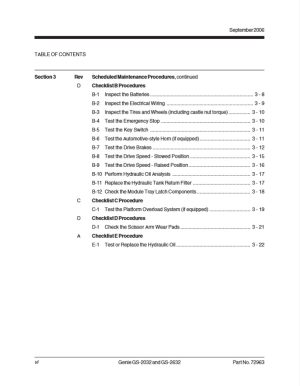 Genie GS2032 Service Manual - Image 2