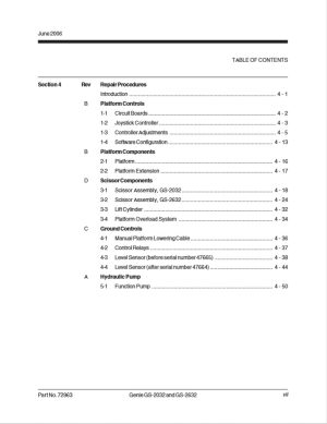 Genie GS2032 Service Manual - Image 3