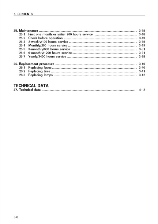 Komatsu FG35-7 Operators and Maintenance Manual - Image 3