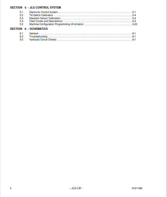 JLG 1930ES Service Manual - Image 2