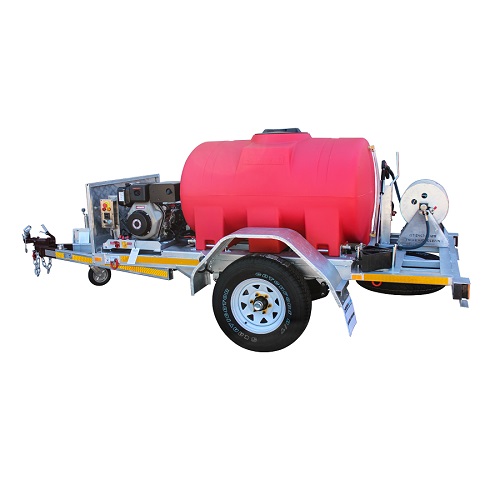 New D10M-36C-TO 10 HP Diesel Pressure Washer Trailer