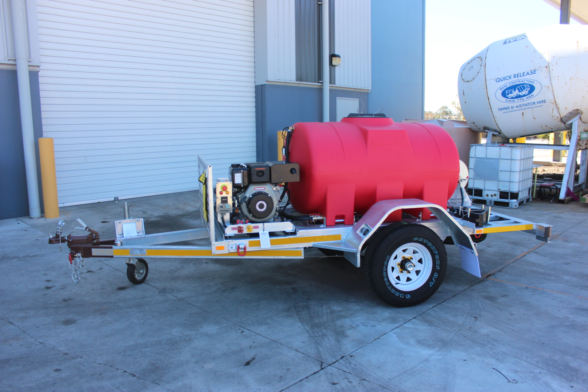 New D10M-36C-TO 10 HP Diesel Pressure Washer Trailer